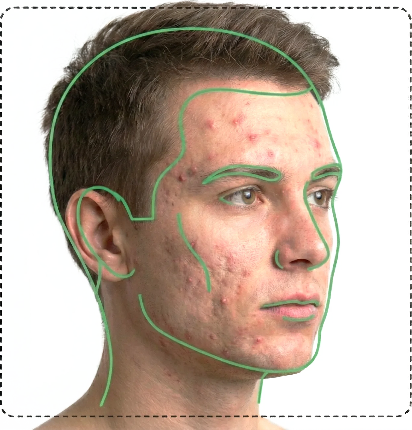 Left diagonal example